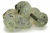 Botryoidal Prehnite and Epidote Inclusions - Mali #220457-1